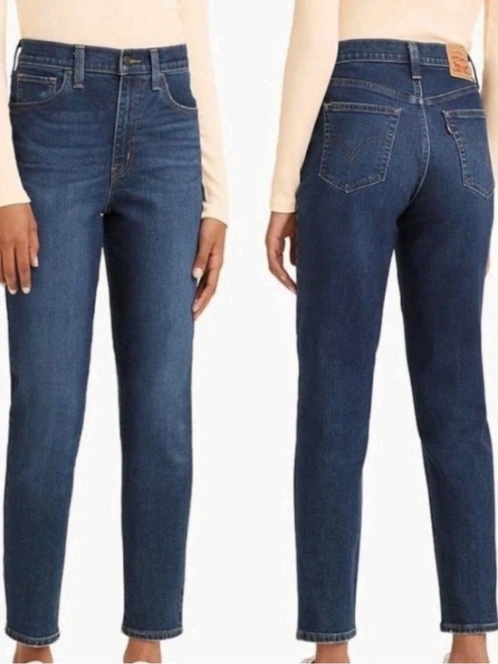 Levi's Denim - Levi’s High-Waisted Mom Jeans 31 Dark Medium Blue